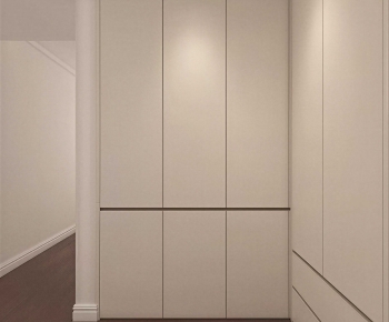 Modern Clothes Storage Area-ID:972672944