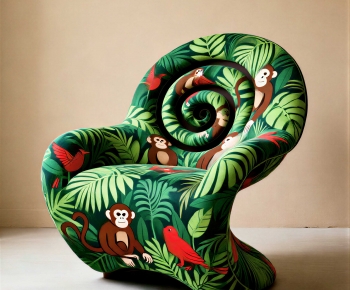 Modern Single Sofa-ID:314452898