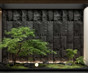 New Chinese Style Plant Landscaping-ID:331088078