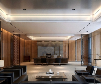 New Chinese Style Manager's Office-ID:877639068