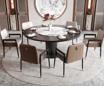 New Chinese Style Dining Table And Chairs-ID:566160784
