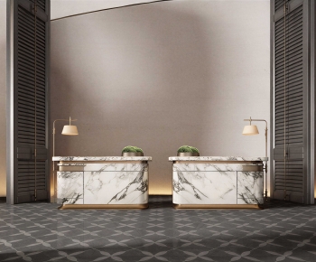 Modern Reception Desk-ID:102660756