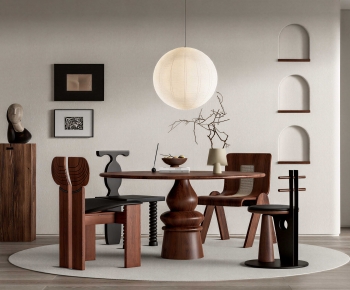 Modern Dining Table And Chairs-ID:724319931