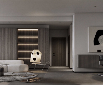 Modern A Living Room-ID:501661063