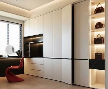 Modern Clothes Storage Area-ID:494541884