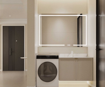 Modern Laundry Cabinet-ID:682008987