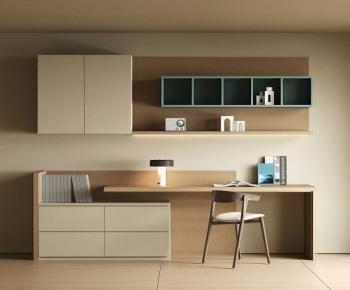 Modern Computer Desk And Chair-ID:867270951