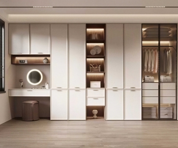 Modern Clothes Storage Area-ID:300669778