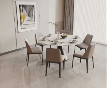 Modern Dining Table And Chairs-ID:883239034
