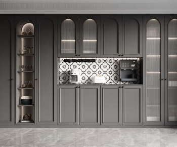 French Style Wine Cabinet-ID:104050669