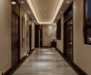 New Chinese Style Corridor-ID:378622065