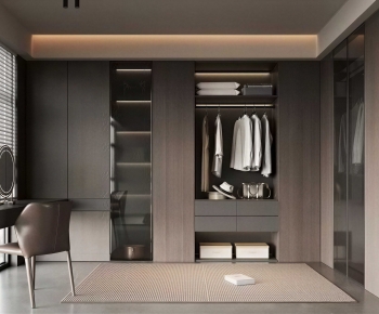 Modern Clothes Storage Area-ID:975641018