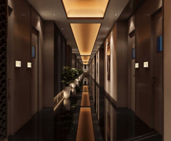 New Chinese Style Corridor-ID:358634952
