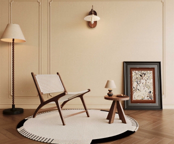 Wabi-sabi Style Lounge Chair-ID:405890993