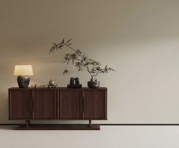 Wabi-sabi Style Side Cabinet-ID:938890937