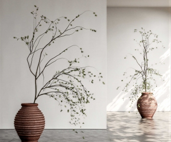 Modern Ground Green Plant Potted Plants-ID:498543988