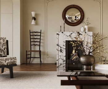 French Style A Living Room-ID:831834085