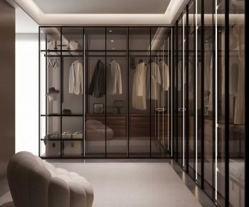 Modern Clothes Storage Area-ID:409760003