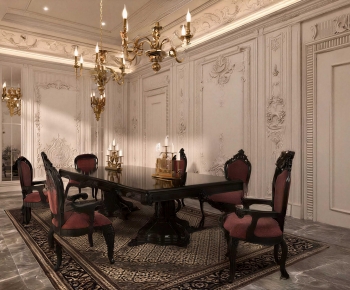 European Style Dining Room-ID:823854927