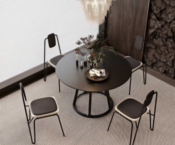 Modern Dining Table And Chairs-ID:449171077