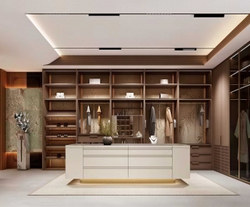 New Chinese Style Clothes Storage Area-ID:121903908