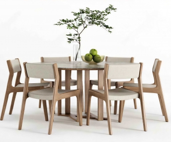 Modern Dining Table And Chairs-ID:587435012