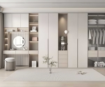 Modern Clothes Storage Area-ID:265562061