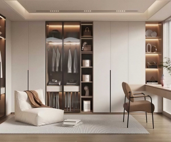 Modern Clothes Storage Area-ID:774518018