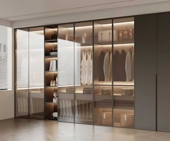 Modern Clothes Storage Area-ID:773518091