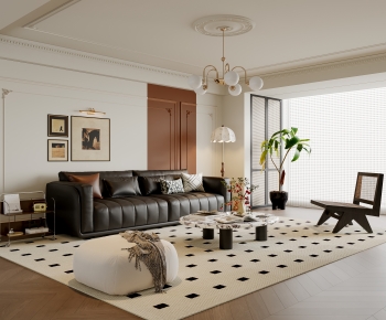 French Style A Living Room-ID:789212949