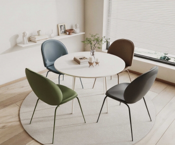 Modern Dining Table And Chairs-ID:413379744