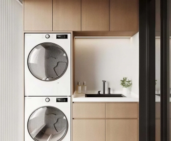 Modern Laundry Cabinet-ID:262996916