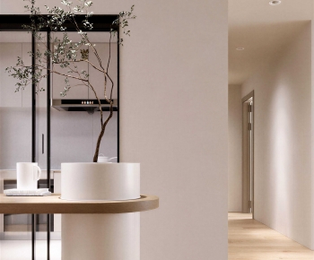 Wabi-sabi Style Dining Room-ID:762116915