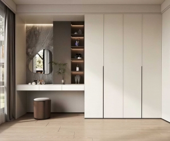 Modern Clothes Storage Area-ID:665980108