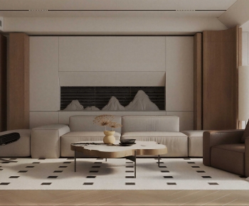 Modern A Living Room-ID:369977953