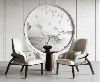 New Chinese Style Lounge Chair-ID:776921037