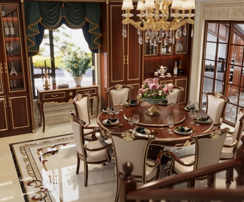European Style Dining Room-ID:597028971