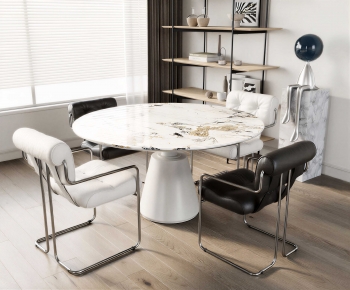 Modern Dining Table And Chairs-ID:672857055