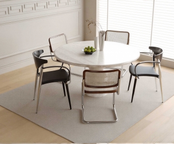 Modern Dining Table And Chairs-ID:805495026
