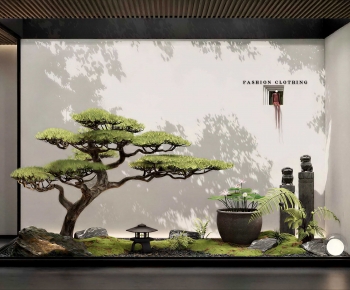 New Chinese Style Plant Landscaping-ID:976238016