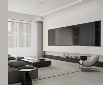 Modern A Living Room-ID:439918044