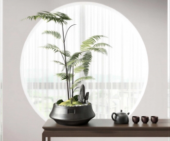 New Chinese Style Potted Green Plant-ID:342185026