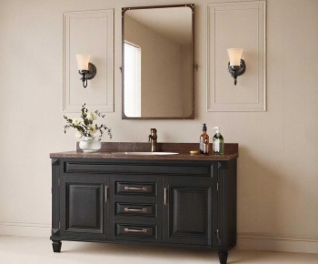 American Style Bathroom Cabinet-ID:488800051