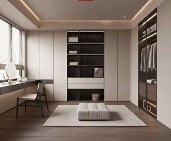 Modern Clothes Storage Area-ID:358546025