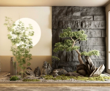 New Chinese Style Plant Landscaping-ID:103841079