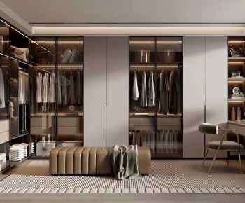 Modern Clothes Storage Area-ID:828125009