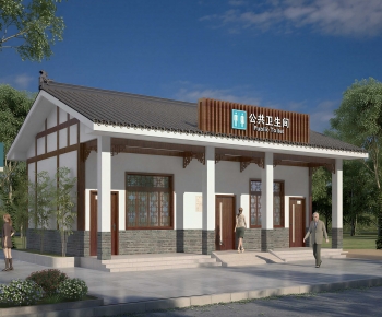 New Chinese Style Public Toilet-ID:492048035