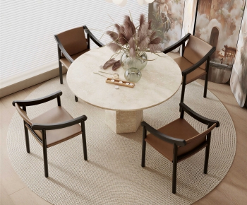 Modern Dining Table And Chairs-ID:902457956