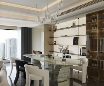 Modern Dining Room-ID:124521023