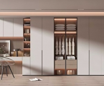 Modern Clothes Storage Area-ID:824750907
